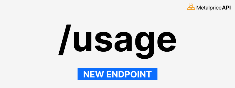 usage endpoint New API Endpoint: usage