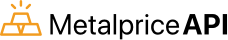 Precious metals data by MetalpriceAPI.com